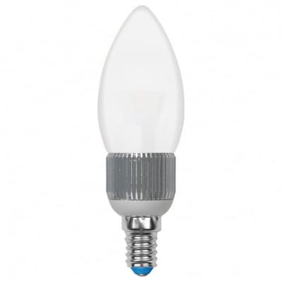 Лампа светодиодная Uniel LED C37P 5W NW E14 FR DIM 08748