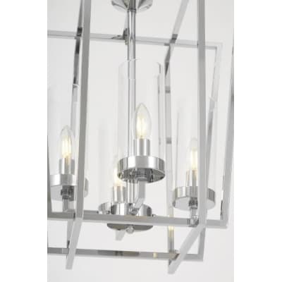 Подвесная люстра Lumina Deco Afres LDP 1246-4 CHR