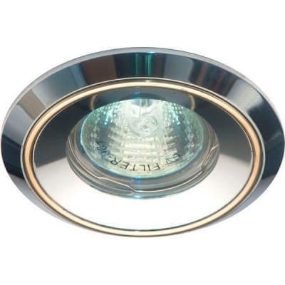 Светильник потолочный встраиваемый FERON DL1024, классика MR16 G5.3, хром 20142