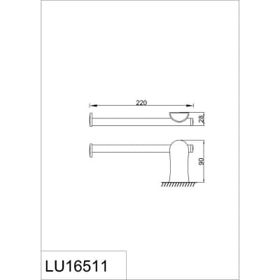 Полотенцедержатель RUSH Luson (LU16511)