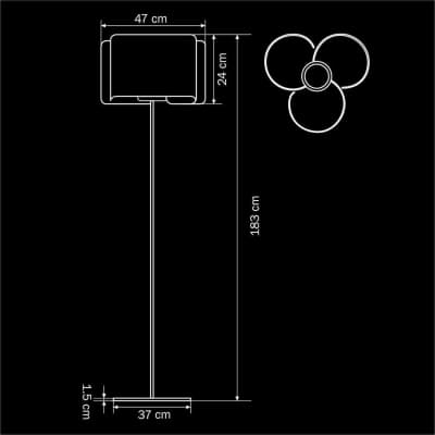 Торшер Lightstar Simple Light 811 811734