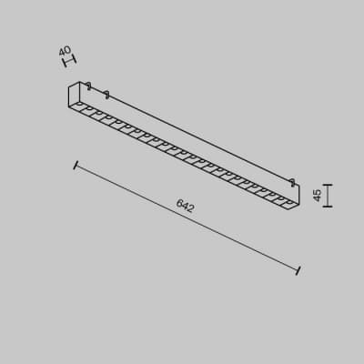 Трековый светильник Maytoni Points TR128B-24W3K-M-B