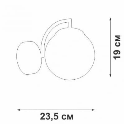 Бра  V3783-8/1A Vitaluce