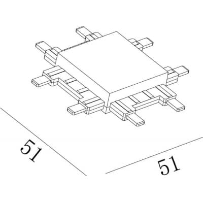 Коннектор CN-SWG-SLIM-BL-X