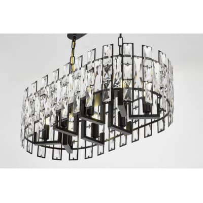 Подвесная люстра Lumina Deco Florina LDP 7041-700-PR BK