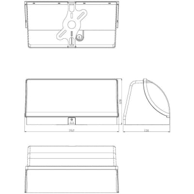 Архитектурная подсветка Escada 30002LED 30002W/01LED BK