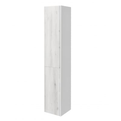 Шкаф - колонна Aquaton Сакура L ольха наварра, белый глянец (1A219903SKW8L)