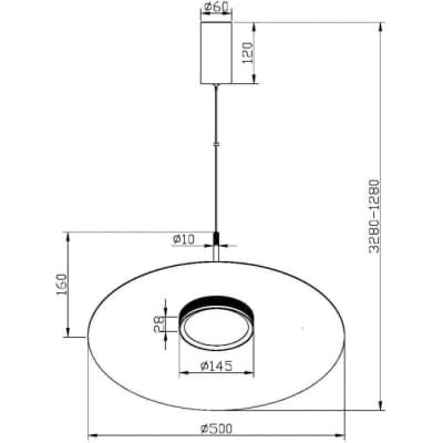 Подвесной светильник Maytoni El MOD041PL-L15W3K1