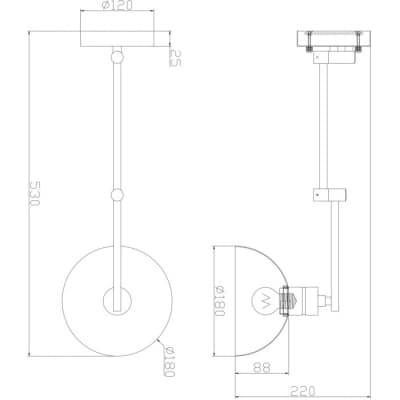 Бра Freya Cover FR5290WL-01B