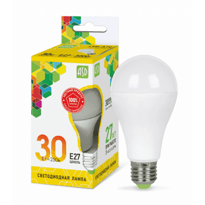 Лампа светодиодная LED-A70-std 30Вт 230В Е27 3000К 2700Лм ASD 4690612024639