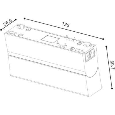 Трековый светильник DL-SWG-SLIM-FLWH-10-CCT