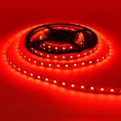 Ecola LED strip STD 14.4W/m 12V IP20 10mm 60Led/m Red красная светодиодная лента на катушке 5м. S2LR14ESB