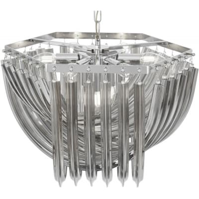 Подвесная люстра Lumina Deco Boscone LDP 7044-550 CHR+GY