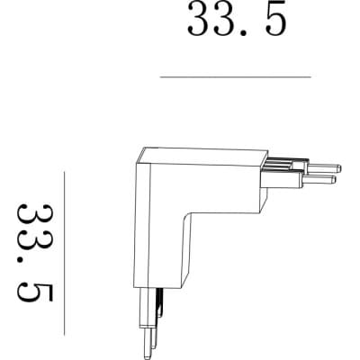 Коннектор CN-SWG-SLIM-WH-TL