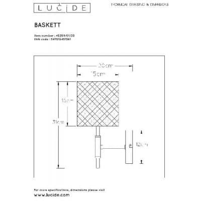 Бра Lucide Baskett 45259/01/30