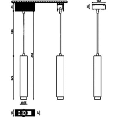 Трековый светильник SWG SY-601241-BL-10-NW