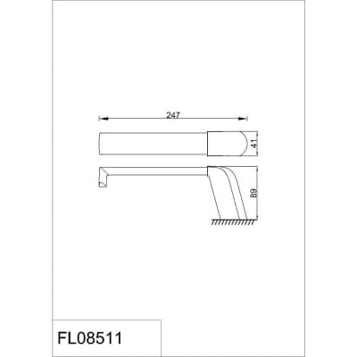 Полотенцедержатель RUSH Flores (FL08511)