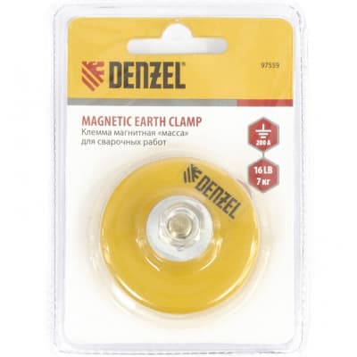 Клемма магнитная масса для сварочных работ Denzel 97559
