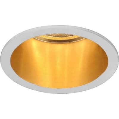 Светильник потолочный встраиваемый FERON DL6003, под лампу MR16 G5.3, белый-золотой 29732