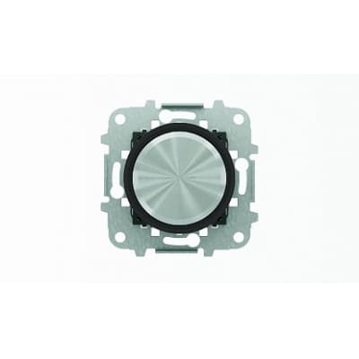 Мех электронного поворотного светорегулятора для LED, 2 - 100 Вт, кольцо "чёрное стекло" ABB SKY Moon