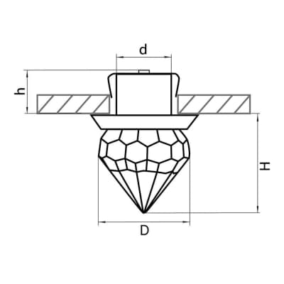 Встраиваемый светодиодный светильник Lightstar Astra 070162