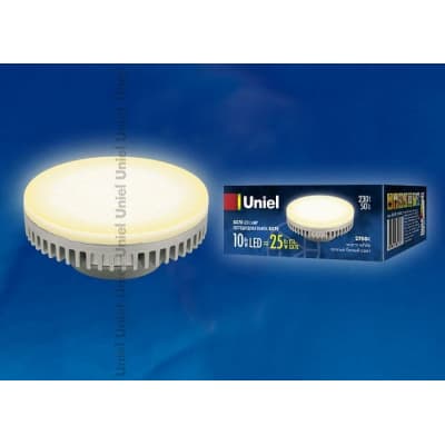 Лампа светодиодная Uniel LED-GX70-10W/WW/GX70 2700K 07165