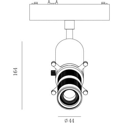 Трековый светильник SL-SWG-SLIM-MSWH-10-CCT