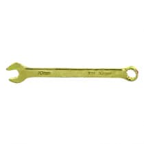 Ключ комбинированный, 10 мм, желтый цинк Сибртех 14976