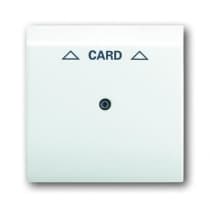 Накладка карточного выключателя (Механизм 2025 U) ABB BJE Impuls Белый 2CKA001753A6703
