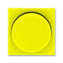 Накладка для светорегулятора поворотного ABB EPJ Levit жёлтый / дымчатый чёрный 2CHH940123A4064