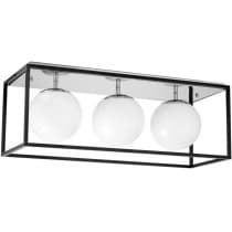 Потолочный светильник Lumina Deco Maldini LDC 8060-3 CHR+BK