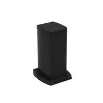 Универсальная мини-колонна алюминиевая с крышкой из алюминия 2 секции, высота 0,3 метра, цвет черный Legrand 653122