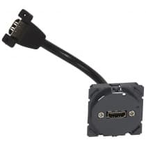 Розетка HDMI с кабелем Legrand Celiane Мех 067377