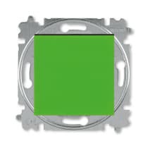 Переключатель 1-клавишный ABB EPJ Levit зелёный / дымчатый чёрный 2CHH590645A6067