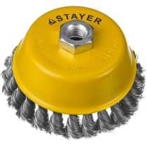 Щетка чашечная для УШМ STAYER Ø 120 мм 35128-120