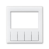 Смен панель на накладку для терморег/тайм ABB EPJ Levit Белый / Белый Белый 2CHH910011A8003