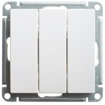 Выключатель трехклавишный Schneider Electric Wessen 59 10АХ Белый VS0510-351-1-86