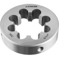 Плашка круглая ручная STAYER сталь 9ХС, для трубной резьбы G 1 1/2 MaxCut 28029-3/2