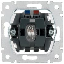 Механизм выключателя одноклавишного проходного кнопочного с подсветкой Legrand Galea Life 10A 775846