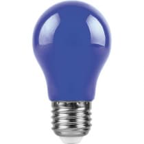 Лампа светодиодная FERON LB-375, A50 (шар), 3W 230V E27 (синий) 25923