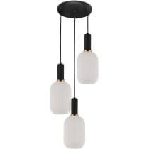 Подвесной светильник Lumina Deco Rico LDP 1218-3 WT+BK