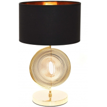 Интерьерная настольная лампа Lumina Deco Monteroni LDT 5532 F.GD+BK