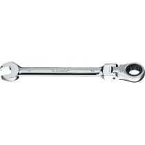 Комбинированный гаечный ключ ЗУБР трещоточный шарнирный 14 мм, 27101-14