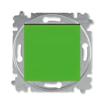 Переключатель перекрёстный 1-клавишный ABB EPJ Levit зелёный / дымчатый чёрный 2CHH590745A6067