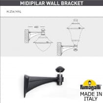 Консоль для паркового фонаря FUMAGALLI MIDIPILAR WALL 000.254.000.A0