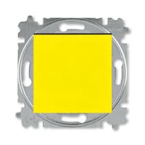 Переключатель перекрёстный 1-клавишный ABB EPJ Levit жёлтый / дымчатый чёрный 2CHH590745A6064