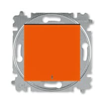Переключатель 1-кл с ориент подсветкой ABB EPJ Levit Оранжевый / дымчатый чёрный 2CHH590646A6066