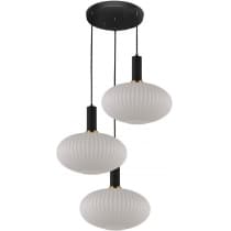 Подвесной светильник Lumina Deco Floril LDP 1216-3 WT+BK