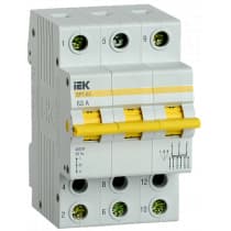 Выключатель-разъединитель IEK трехпозиционный ВРТ-63 3P 63А MPR10-3-063