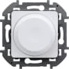 Светорегулятор универсальный для светодиодных и других ламп Legrand Inspiria, мощность 300 Вт лампы накаливания / 75 Вт светодиодные лампы, поворотно-нажимной, цвет "Белый" 673790